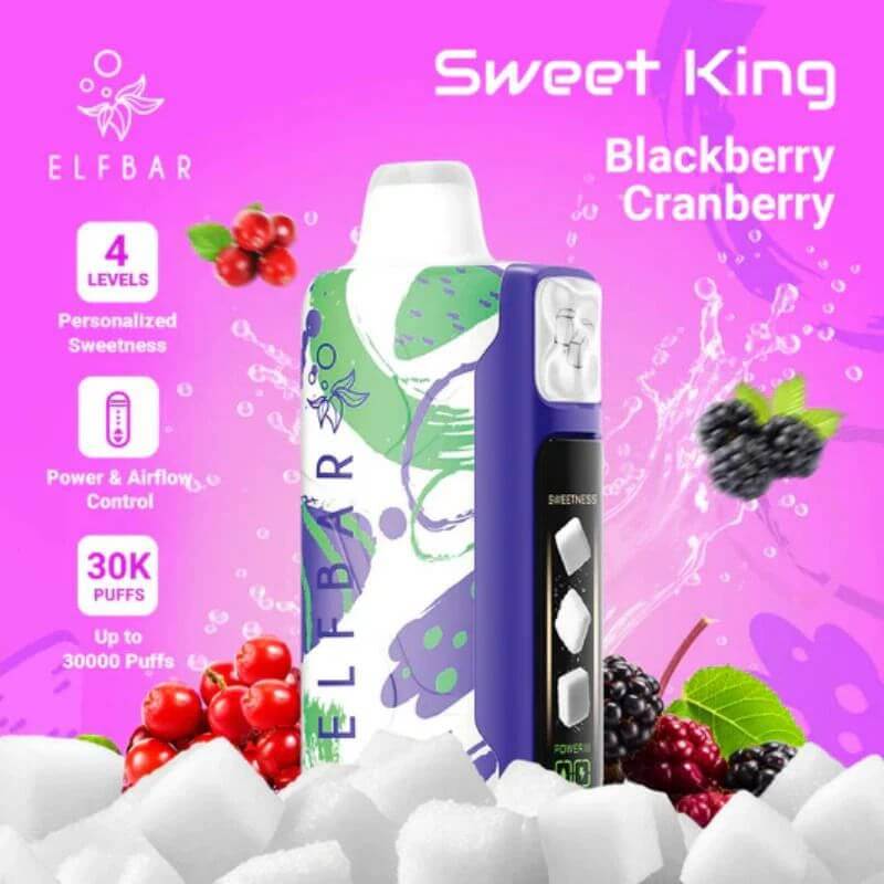 SGVape-ELFBAR-SWEET-KING-30K-BLACKBERRY-CRANBERRY-SG-Vape-Party