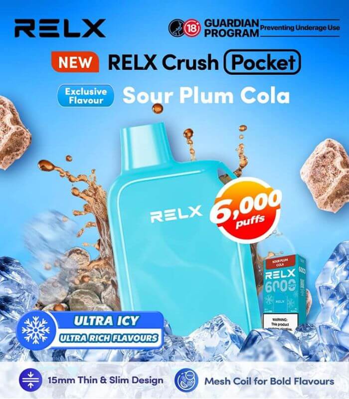 SGVape-RELX-CRUSH-POCKET-6000-COLA-SG-Vape-Party