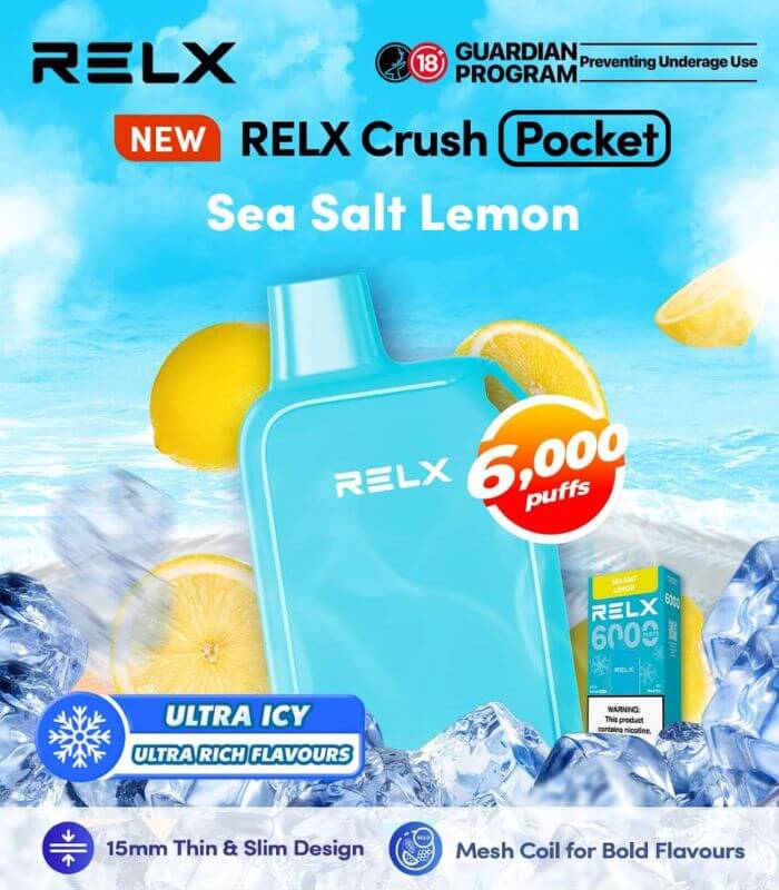 SGVape-RELX-CRUSH-POCKET-6000-SEA-SALT-LEMON-SG-Vape-Party