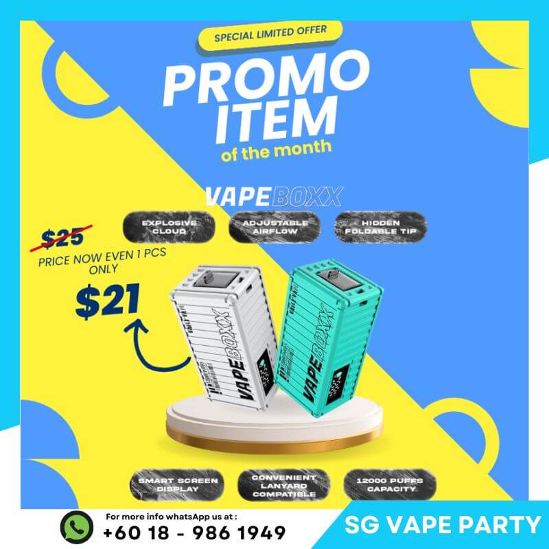 VAPEBOXX 12,000 - SG Vape Party