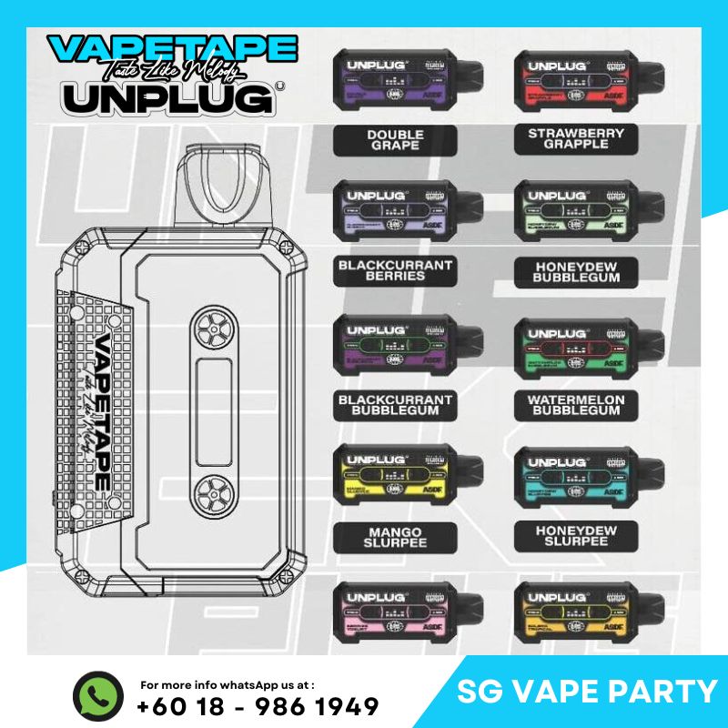 SGVape-VAPETAPE-UNPLUG-12000-SG-Vape-Party