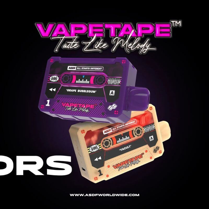 SGVape-VAPETAPE 12000 GRAPE BUBBLEGUM & VAPETAPE 12000 YACULT