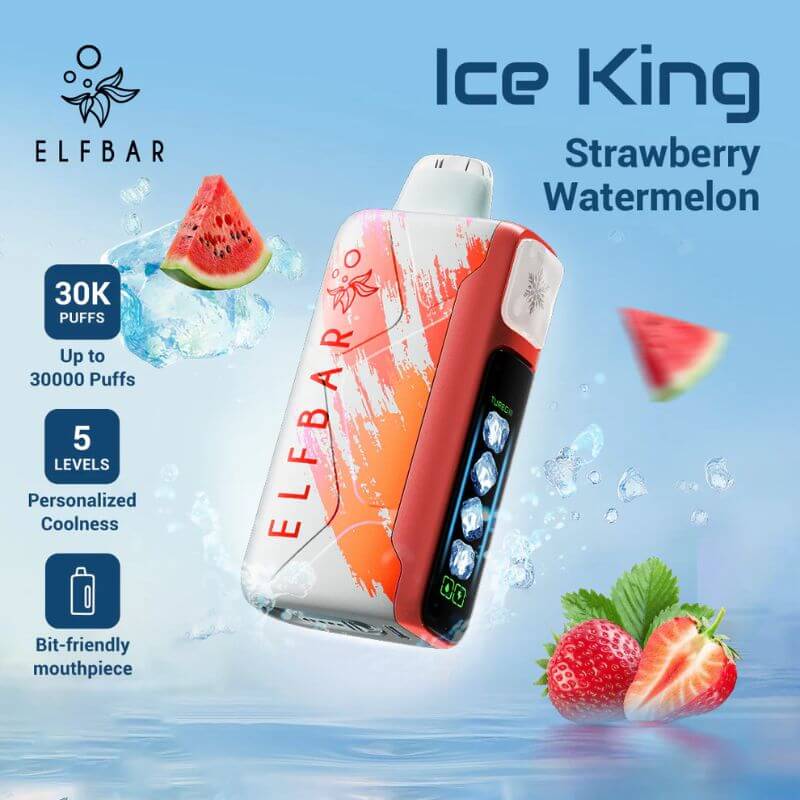 SGVape-ELFBAR-ICE-KING-STRAWBERRY-WATERMELON-SG-VAPE-PARTY