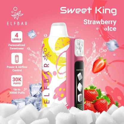 SGVape-ELFBAR-SWEET-KING-30K-STRAWBERRY-ICE-SG-Vape-Party
