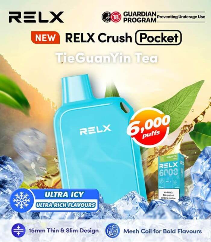 SGVape-RELX-CRUSH-POCKET-6000-TIE-GUAN-YIN-SG-Vape-Party