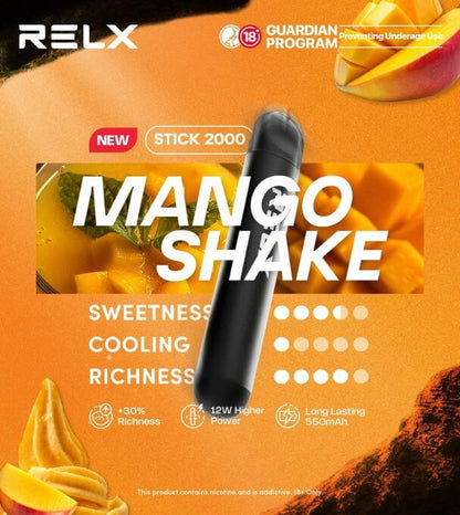 SGVape-RELX-STICK-2K-MANGO-SHAKE-SG-Vape-Party