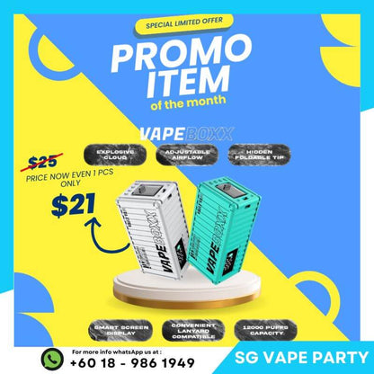 VAPEBOXX 12,000 - SG Vape Party
