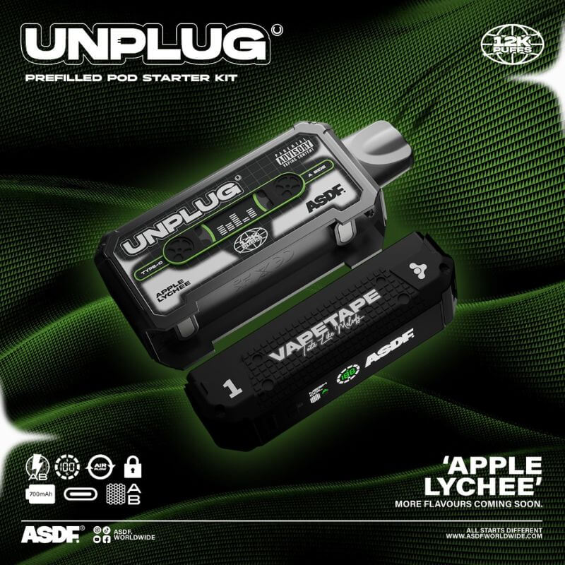 SGVape-VAPETAPE-UNPLUG-KIT-APPLE-LYCHEE-SG-Vape-Party