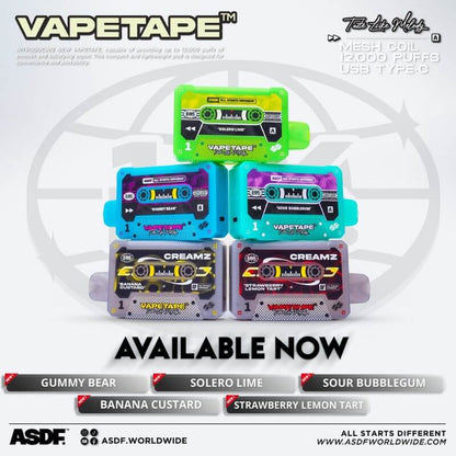 SGVape-VAPETAPE 12000 NEW FLAVOR